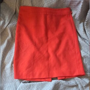 J. Crew Vibrant Red Mini Skirt